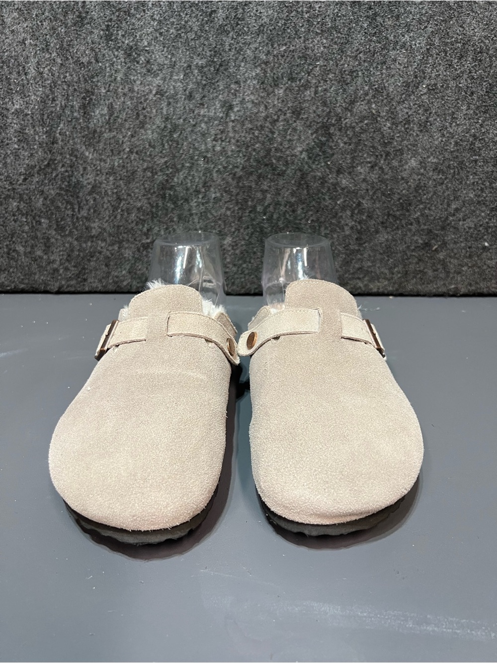 Birkenstock Boston Shearling-Lined suede clogs Women’s Size 40 (9-9.5) - Picture 2 of 13